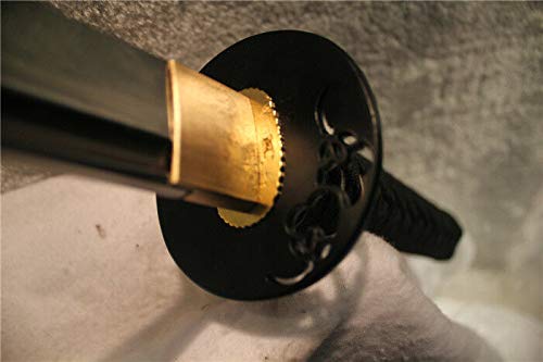 GLW Sword Wakizashi Samurai Sword Katana T10 Steel with Clay Tempered Sharp Blade #1671