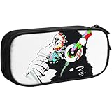 バンクシー ゴリラ アニメ ペンケース 筆箱 大容量 筆入れ 文具ケース ペン袋 おしゃれ かわいい 小学生 中学生 高校生 大学生 男の子 女の子 お祝い プレゼント