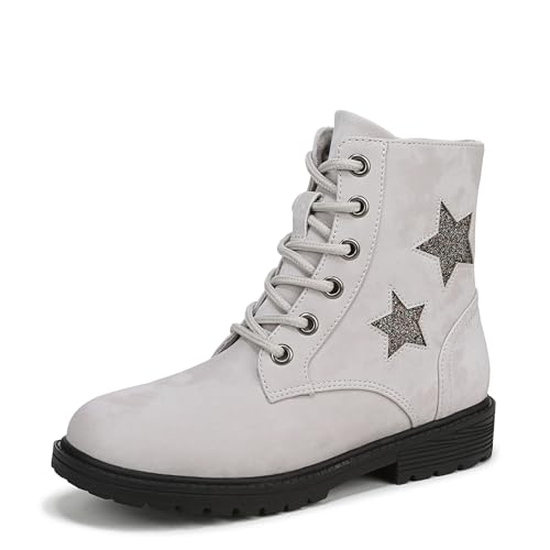 Blowfish Malibu Youth Girls Rena-Ki Fashion Boot White Lilac/Rainbow Glitter 13 M