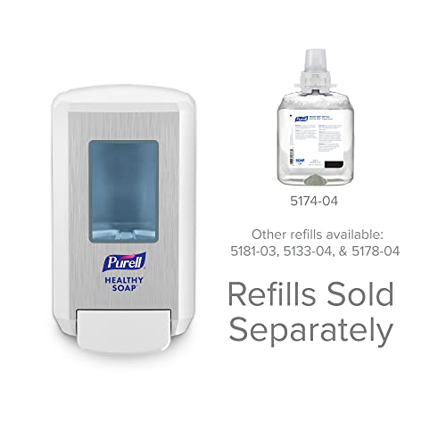 Image of PURELL CS4 Manual Soap Dispenser, White, for 1250 mL PURELL CS4 Healthy SOAP Refills (Pack of 2) - 5130-01 - Manufactured by GOJO, Inc.