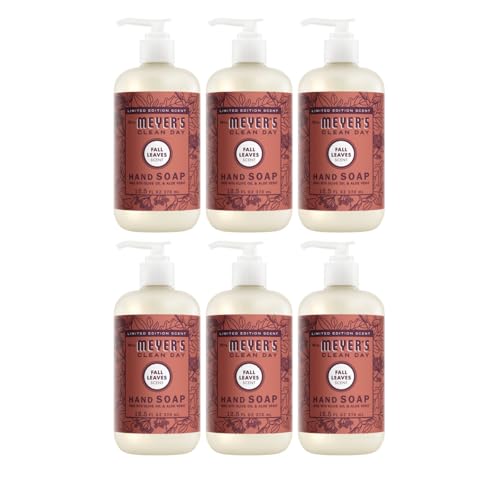 Mrs. MEYER'S CLEAN DAY Hand Soap, Fall Leaves, 12.5 FL OZ (Pack of 6)