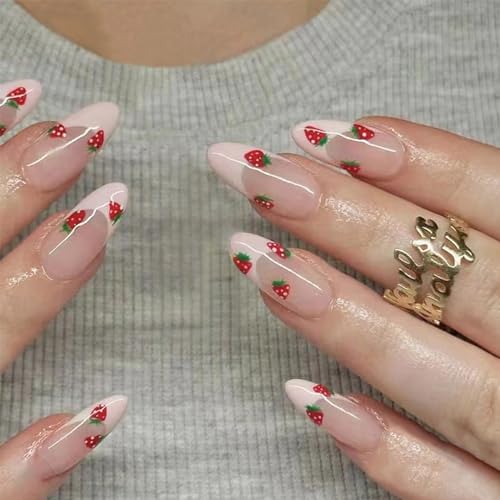 20 Juicy Strawberry Nails for a Sweet Summer Mani 10 N/A