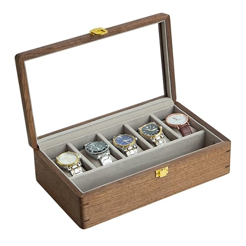 Muso Wood SN109-B Uhrenbox 7 Fächer