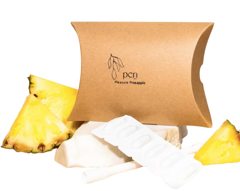 Pineapple Flavored & Scented Moisture Melts for Feminine Wellness – Gentle Botanical Formula for Softness & Freshness – 5, 15, or 25 Count