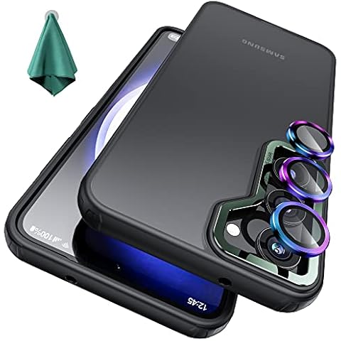 WSKEN Case for Samsung Galaxy S23 with 1 Set of Camera Protection, Shockproof, Scratch-Resistant Protective Case, Thin Mobile Phone Case Galaxy S23 6.1 Inches Cover