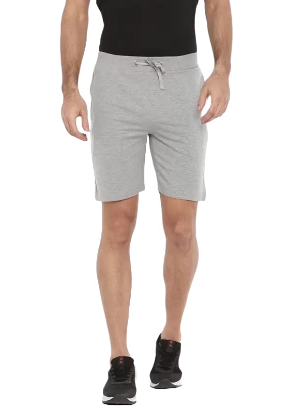 Image of Force NXT Bermuda Shorts for Men Pack of 1 Shorts for Men | Stretchable Shorts for Men with Side Pockets | Anti-Odour, Regular fit, Men's Sports Shorts