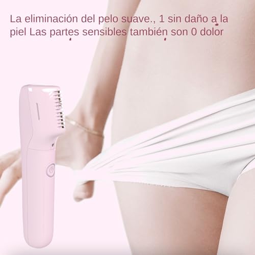 Depiladora bikini mujer para eliminar el vello íntimo sin dolor 4