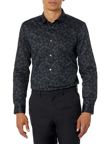 John Varvatos Men's Ross Shirt, Black