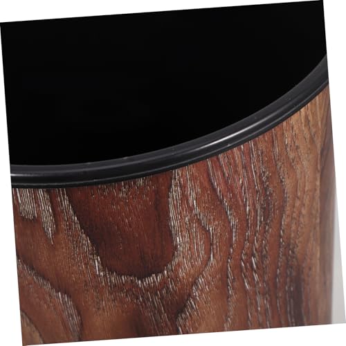 Caneca de basura rectangular marrón Holibanna miniatura 3