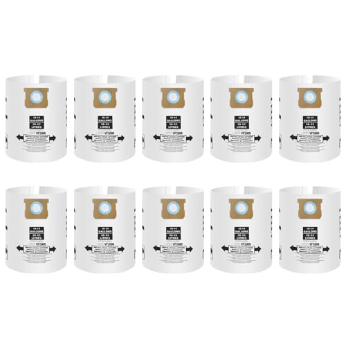 Sacs de rechange pour aspirateurs secs pour nettoyer le garage et l'atelier proprement