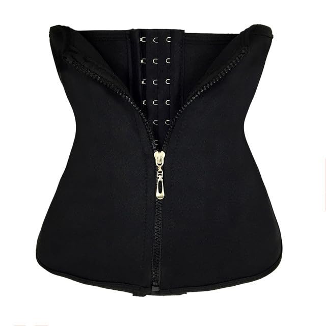 HGps8w Corset Waist Trainer for Women Underbust Zip Up Shapewear Waistband Postpartum Corset Body Shaper Waist Cincher