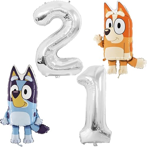Ballons Bluey et Bingo : kit de décoration gonflable surprise idéal pour faire plaisir aux enfants