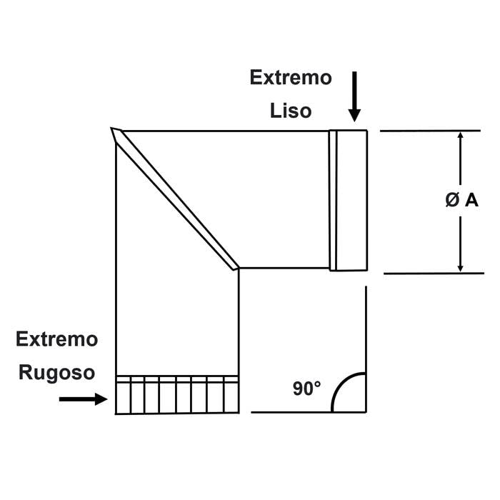 Codo galvanizado 12 Imagen adicional
