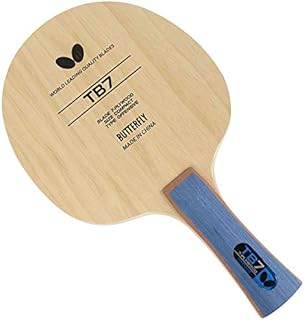 Butterfly TB7 FL Table Tennis Blade - 7-ply All-Wood Blade - Fast Attacking Blade - Professional Table Tennis Blade - Flared Handle - Great for All-Out Attackers