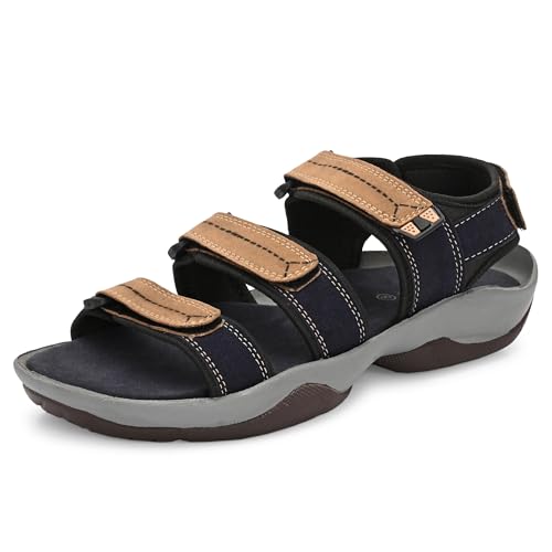 Image of Centrino Sandals for Men | Stylish Men's Casual Sandal for Office & Travel | Comfortable Sandals with Grip Insole & Quality (8141)