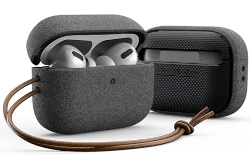 Amazon | 【VRS】 AirPods Pro2 対応 ケース 耐衝撃 レザー ストラップ