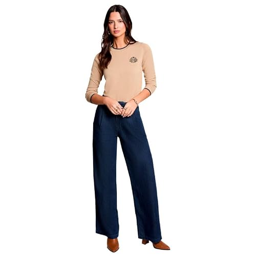 Pull col rond manches longues femme - vue 3