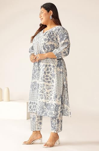 Image of Janasya Women Silk Blend Solid Kurta & Pant Set Lavender Color Trending Outfit