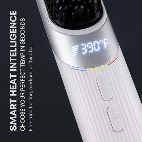 Cepillo alisador de cabello inalámbrico mini para cabello corto miniatura 2