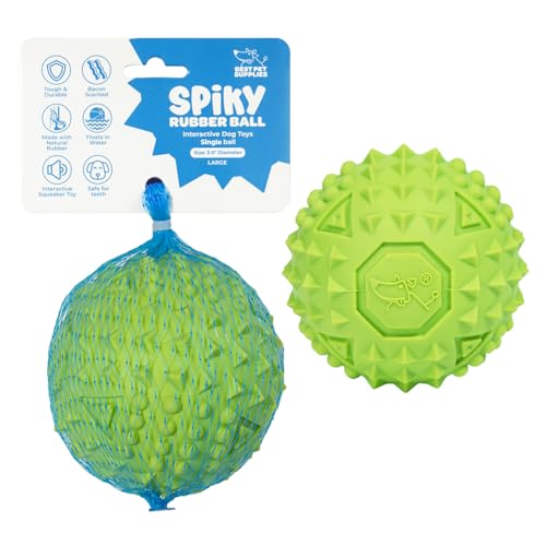 Image of Best Pet Supplies Squeaky Dog Toys with Soft Durable Fabric for Small, Medium and Large Pets Interactive Toy for Indoor Play, Supports Active Biting and Play - Green (L:3.5 inch)
