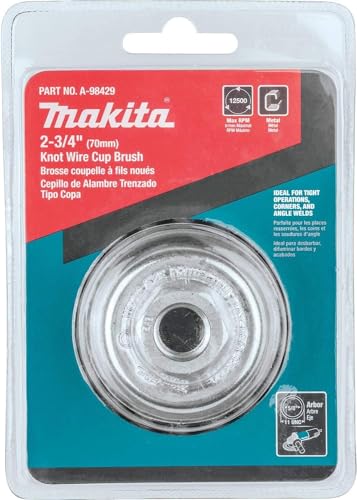 Image of Makita A-98429 2-3 /4 inch Knot Wire Cup Brush, 5 /8 inch-11
