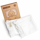 ULTRA ABSORVENTES Y SUAVES: Confeccionados en doble capa de muselina y rizo 100% algodón, ideales para proteger al bebé de babitas y humedad.