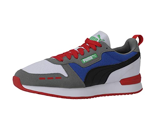 PUMA R78, Zapatillas de Deporte Unisex Adulto, Blanco White Black/Ultra Grey, 44 EU