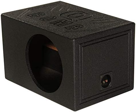 Q Power QBOMB12VL Single 12" Vented Ported Car Subwoofer Sub Box Enclosure QBOMB
