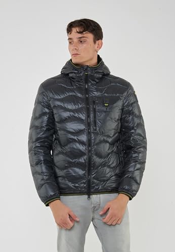 Blauer Piumino Leggero Ad Onde Wave (It, Testo, S, Regular, Regular, Grigio Antracite) - 3