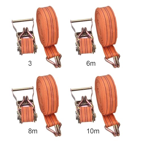 Tensor de carraca con garra de amarre engrosada y cinturon de apriete de 40mm 3
