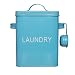 Laundry Detergent Storage Washing Soda Box, 4 FREE Mesh Bags, Laundry Room Decor, 9 Inch High, Blue