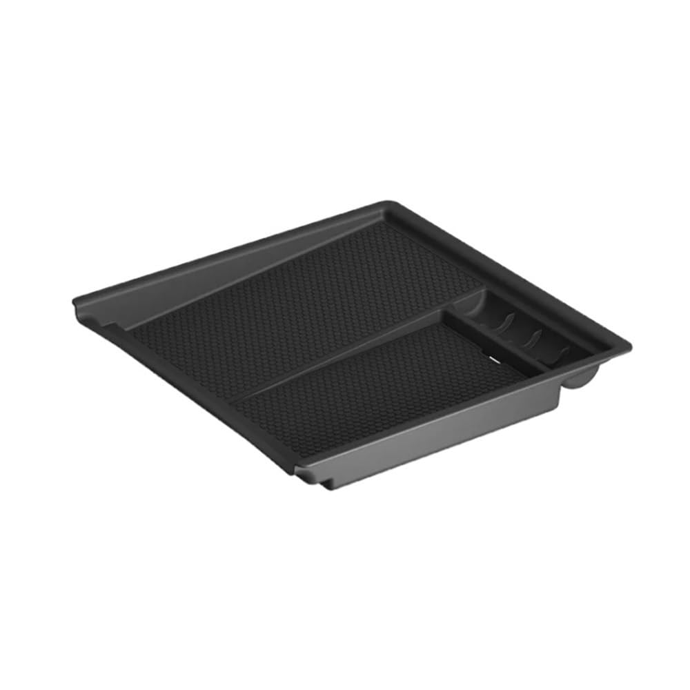 YHZRDMSK For Chevrolet For Silverado For EV 2024-26 ABS Interior Organizer Centre Console Armrest Storage Box Tray Car