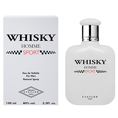 WHISKY Sport • Eau de Toilette 100 ml • Vaporisateur • Parfum Homme • EVAFLORPARIS