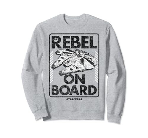 Sweatshirt Star Wars Rebel On Board idéal pour vos soirées cinéma et détente
