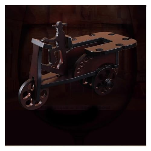 Soporte de vino de madera para mesa 50x22x33 cm miniatura 6