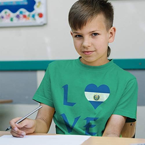 Toddler T-Shirt Love El Salvador Style B Love El Salvador Boy & Girl Clothes4