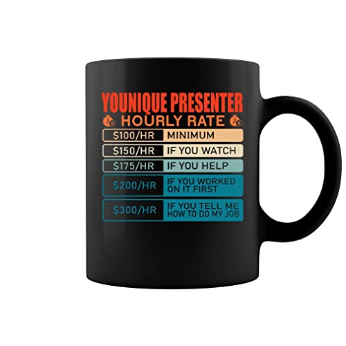 Younique Presenter Hourly Rate Vintage Mug - Two Sides Printed