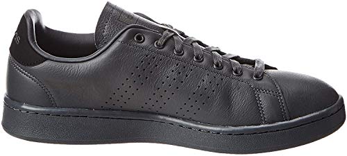 Buy Adidas Men's Advantage Black Leather Tennis Shoes-12 UK (47 1/3 EU) ( EE7678) Online at Low Prices in India | Adidas Men's Advantage Black  Leather Tennis Shoes-12 UK (47 1/3 EU) (EE7678)