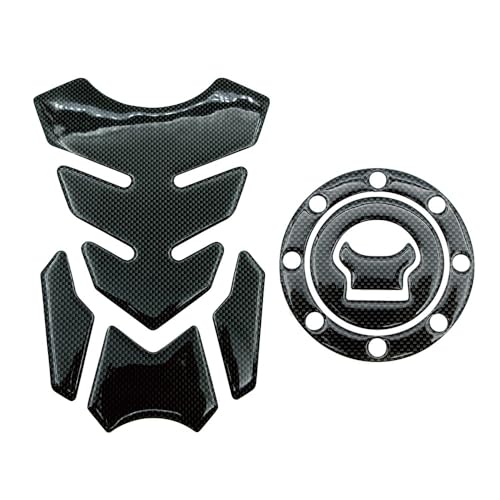 Bouchon de gaz couverture pad aspect carbone premium pour réservoir SV 1000 et GSF