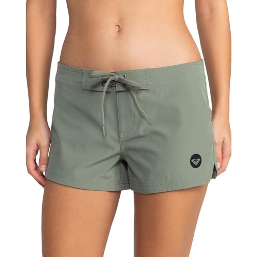 Short de bain Roxy femme court vert agave pour maillot de bain L