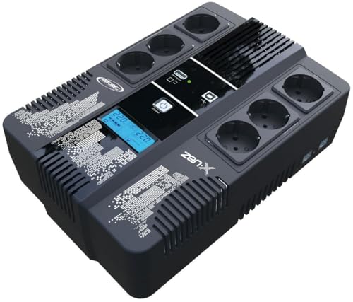 Zen-X 600 Fr Schuko - Sistemas De Alimentación Ininterrumpida Sai Ups , Línea Interactiva, 600 Va 6 Schuko Tomacorrientes Garantía 2 Años Zen-X 600 Fr Schuko - Sistemas De Alimentación Ininterrumpida Sai Ups , Línea Interactiva, 600 Va 6 Schuko Tomacorrientes Garantía 2 Años