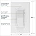 Leviton Decora Smart Dimmer Switch, Wi-Fi 2nd Gen, Neutral Wire Required, Works with Matter, My Leviton, Alexa, Google Assistant, Apple Home/Siri & Wired or Wire-Free 3-Way, D26HD-1RW, White
