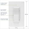 Leviton Decora Smart Dimmer Switch, Wi-Fi 2nd Gen, Neutral Wire Required, Works with Matter, Alexa, Google Assistant, Apple Home/Siri, Wired or Wireless 3-Way, D26HD-1RW, White