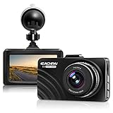 Dash Cam 1080P Full HD Car Dashboard Camera Recorder for Cars with Super Night Vision, 3” LCD Screen DVR Dashcam , Parking Monitor, G-Sensor, WDR, Motion Detection