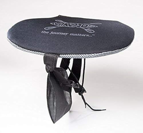 Yakpads - Cushioned Seat Pad, Gel Seat Pad for Canoes with Water Bottle/Thermos Holder, Portable Seat Cushion for Outdoor Watersports and Recreation