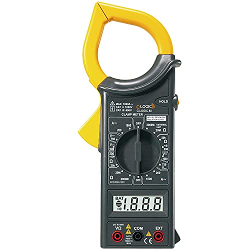 Pince ampèremétrique numérique C-LOGIC 80 pour mesure tension AC DC et courant 400A