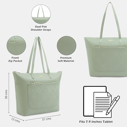 Image of Lavie Women's Hannah Deboss Tote Bag for Women | Tote Bag for Work | Ladies purse | Stylish Shoulder Bag | Gift for Women