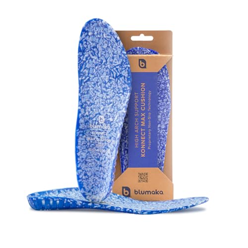Blumaka Football Nonslip Insoles, Cleat Inserts for Explosion and Cutting