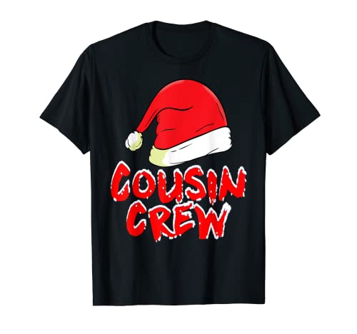 Familia de Navidad Cousin Crew Pijamas Santa Hut Merry Xmas Camiseta
