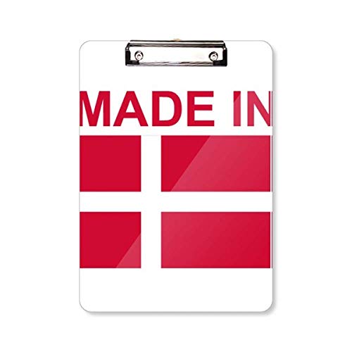 Porte-bloc A4 Danemark Country Love support d'écriture rigide pour le bureau